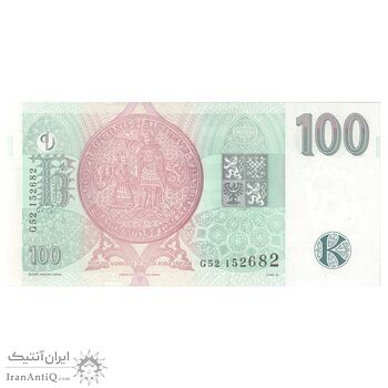 اسکناس 100 کرون 1997 جمهوری - تک - UNC61 - جمهوری چک