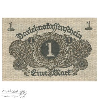 اسکناس 1 مارک 1920 جمهوری وایمار - تک - UNC64 - آلمان