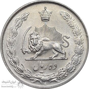 سکه 10 ریال 1335 - MS62 - محمد رضا شاه