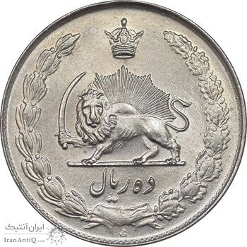 سکه 10 ریال 1335 - MS61 - محمد رضا شاه