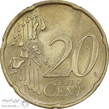 سکه 20 یورو سنت 2002D جمهوری فدرال - MS62 - آلمان