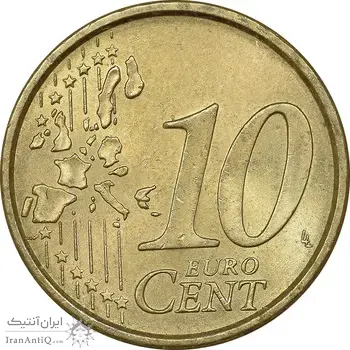 سکه 10 یورو سنت 2002 جمهوری - MS62 - ایتالیا
