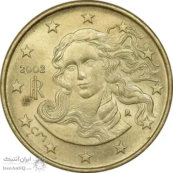 سکه 10 یورو سنت 2002 جمهوری - MS62 - ایتالیا