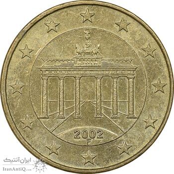 سکه 10 یورو سنت 2002F جمهوری فدرال - MS61 - آلمان