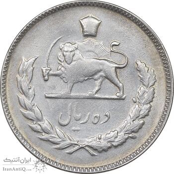 سکه 10 ریال 1349 - EF45 - محمد رضا شاه