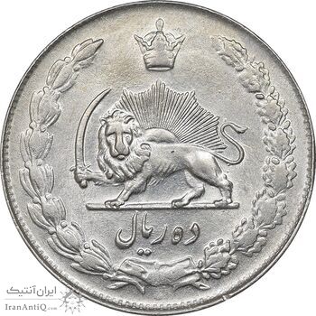 سکه 10 ریال 1336 - MS61 - محمد رضا شاه