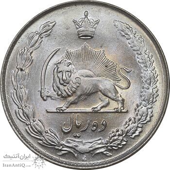 سکه 10 ریال 1336 - MS64 - محمد رضا شاه