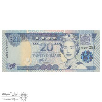 اسکناس 20 دلار بدون تاریخ (2002) جمهوری - تک - UNC63 - فیجی