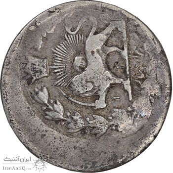 سکه 2000 دینار 1315 خطی - خارج از مرکز - VF25 - مظفرالدین شاه