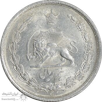 سکه نیم ریال 1315 - AU58 - رضا شاه