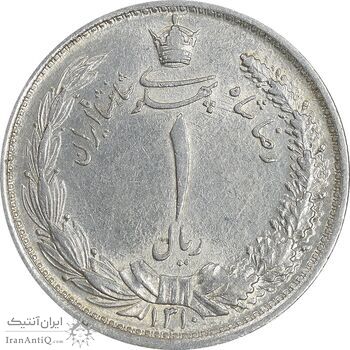 سکه 1 ریال 1310 - AU58 - رضا شاه