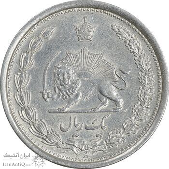 سکه 1 ریال 1310 - AU58 - رضا شاه
