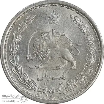 سکه 1 ریال 1312 - MS63 - رضا شاه