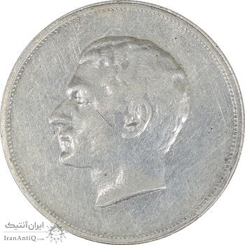 مدال نقره بیست و پنجمین سال سلطنت 1344 - EF45 - محمدرضا شاه