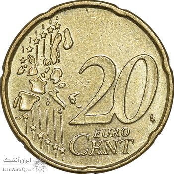 سکه 20 یورو سنت 2004 آلبرت دوم - MS61 - بلژیک