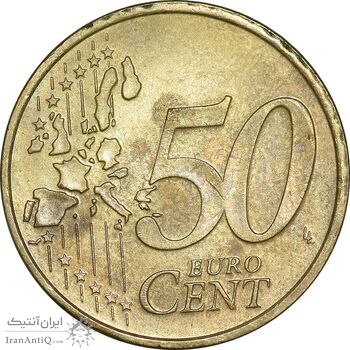 سکه 50 یورو سنت 2002 هنری - AU58 - لوکزامبورگ