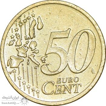 سکه 50 یورو سنت 2002A جمهوری فدرال - AU50 - آلمان