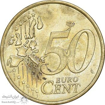 سکه 50 یورو سنت 1999 جمهوری پنجم - AU55 - آلمان