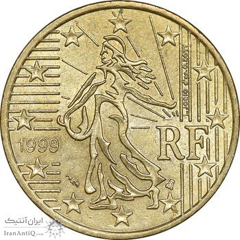 سکه 50 یورو سنت 1999 جمهوری پنجم - AU55 - آلمان