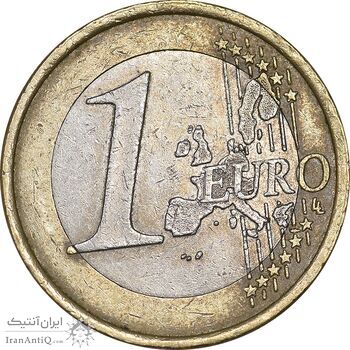 سکه 1 یورو 1999 جمهوری پنجم - EF45 - فرانسه