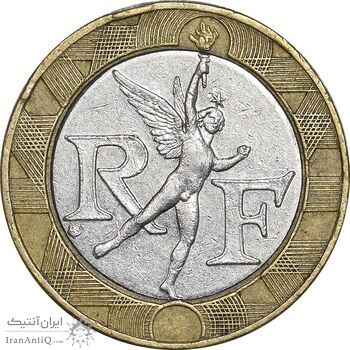 سکه 10 فرانک 1988 جمهوری کنونی - EF45 - فرانسه