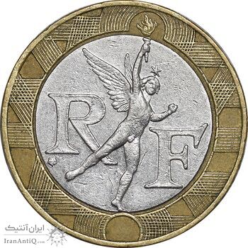 سکه 10 فرانک 1989 جمهوری کنونی - EF45 - فرانسه