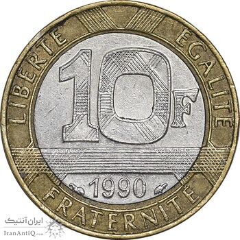 سکه 10 فرانک 1990 جمهوری کنونی - EF45 - فرانسه