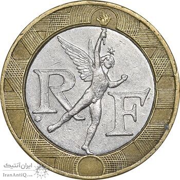 سکه 10 فرانک 1990 جمهوری کنونی - EF45 - فرانسه