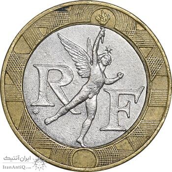 سکه 10 فرانک 1990 جمهوری کنونی - EF45 - فرانسه