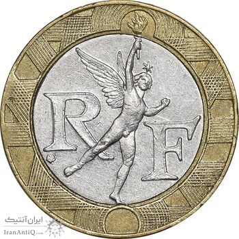 سکه 10 فرانک 1992 جمهوری کنونی - EF45 - فرانسه