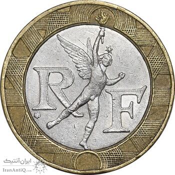 سکه 10 فرانک 1989 جمهوری کنونی - AU50 - فرانسه