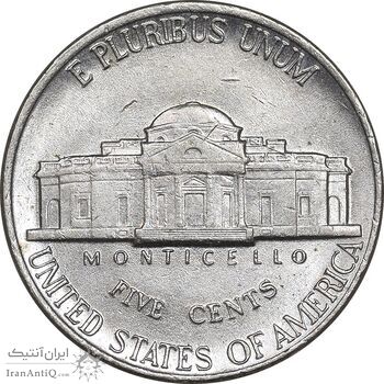 سکه 5 سنت 1992D جفرسون - MS61 - آمریکا