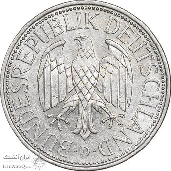 سکه 1 مارک 1992D جمهوری فدرال - AU58 - آلمان