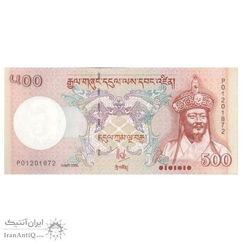 اسکناس 500 نگولتروم 2006 جیگمی خسار نامگیال وانگچوک - تک - UNC65 - بوتان