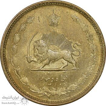 سکه 50 دینار 1331 برنز - MS61 - محمد رضا شاه