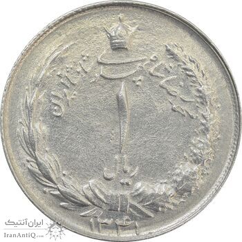 سکه 1 ریال 1341 - AU58 - محمد رضا شاه سکه 1 ریال 1341 - AU58 - محمد رضا شاه