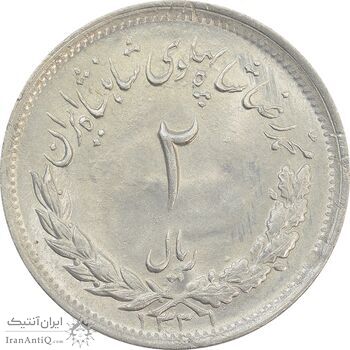 سکه 2 ریال 1331 مصدقی - MS63 - محمد رضا شاه