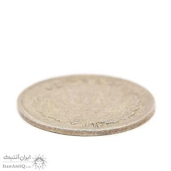 سکه 500 دینار 1323 (سایز کوچک) تصویری - MS61 - مظفرالدین شاه