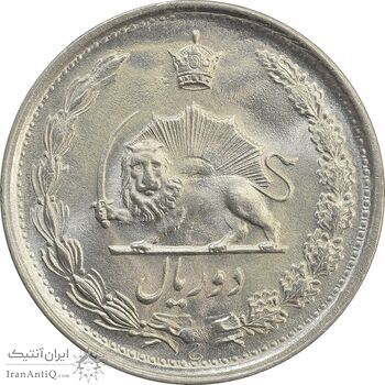 سکه 2 ریال 1342 - MS64 - محمد رضا شاه