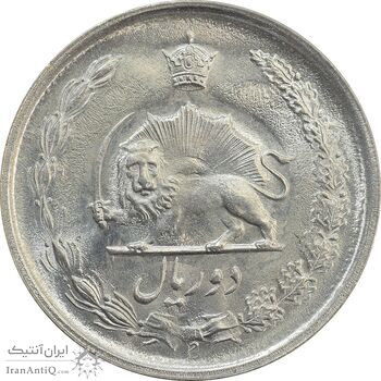 سکه 2 ریال 1348 - MS65 - محمد رضا شاه