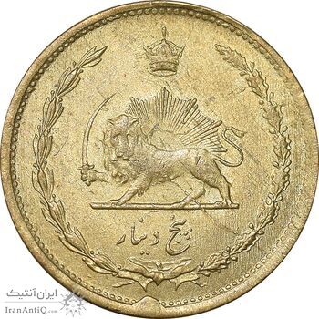 سکه 5 دینار 1321 - MS63 - محمد رضا شاه