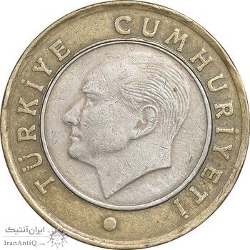 سکه 1 لیر 2009 جمهوری - 1 متفاوت - EF45 - ترکیه