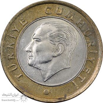 سکه 1 لیر 2015 جمهوری - MS63 - ترکیه