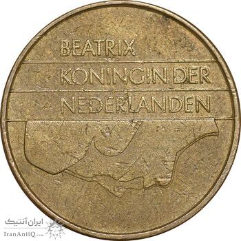 سکه 5 گلدن 1989 بئاتریکس - EF40 - هلند