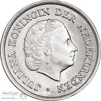 سکه 10 سنت 1964 یولیانا - MS63 - هلند