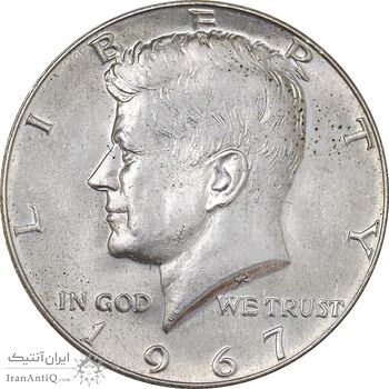 سکه نیم دلار 1967 کندی - MS63 - آمریکا