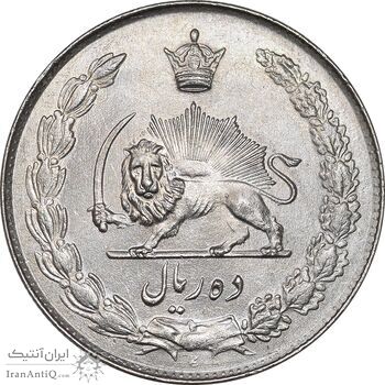 سکه 10 ریال 1343 - ضخیم - MS64 - محمد رضا شاه