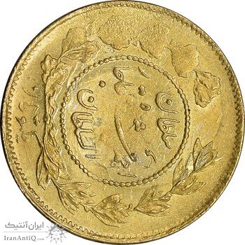 سکه طلا 1 تومان 1340 تصویری - چرخش 90 درجه - MS61 - احمد شاه