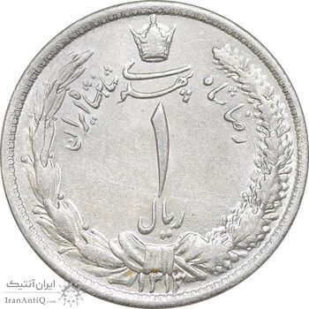 سکه 1 ریال 1313 - MS62 - رضا شاه