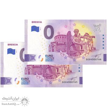 اسکناس 0 یورو 2024 - برشا - جفت - UNC64 - ایتالیا